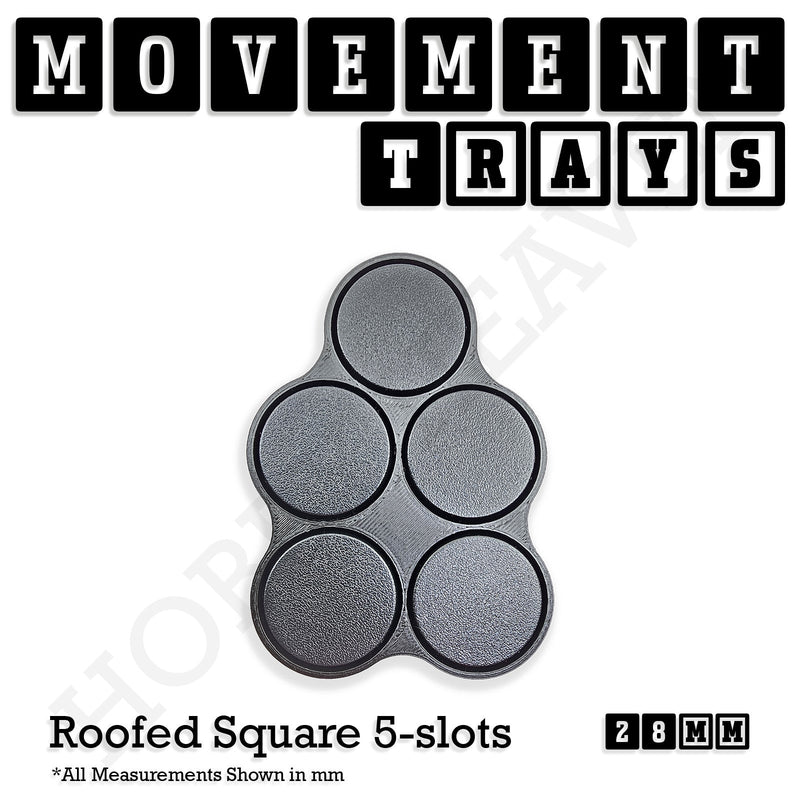28mm Movement Trays for Tabletop Games | Wargaming | Full Range - Only-Games