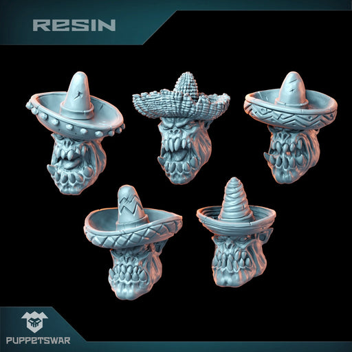 Orc Amigo Heads - Only-Games