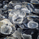 32mm Round Flying Clear Plastic Base - Only-Games