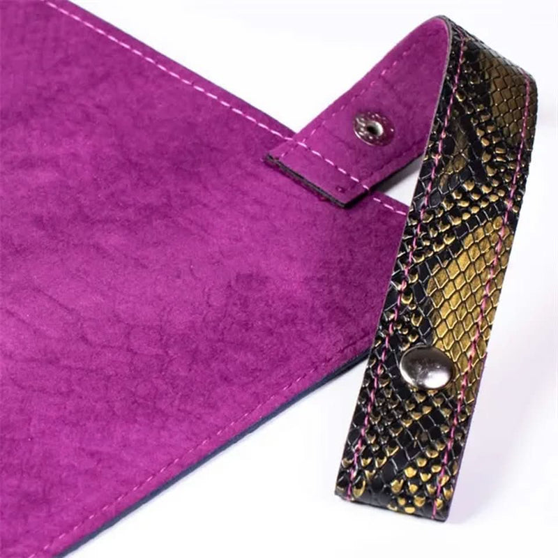 Scroll of Legend | Vegan Leather Dice Mat - Only-Games