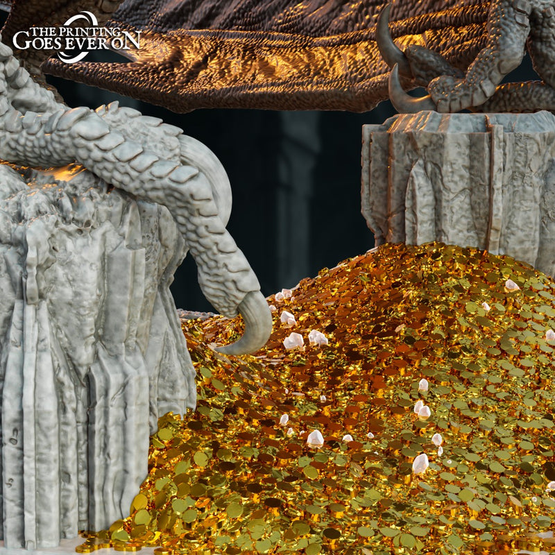 Selthrax - Gargantuan Dragon - Treasure Hoard Pose - Only-Games