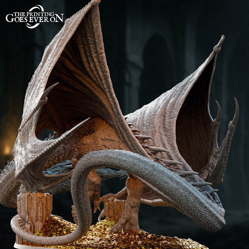 Selthrax - Gargantuan Dragon - Treasure Hoard Pose - Only-Games