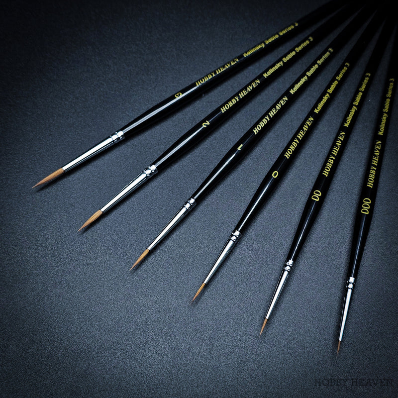 Hobby Heaven Kolinsky Sable Series 3 Brushes Singles and Sets - Only-Games