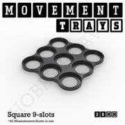 28mm Movement Trays for Tabletop Games | Wargaming | Full Range - Only-Games