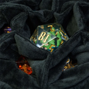 Velvet Vault | Super-Soft Large Dice Bag | Blue - Only-Games