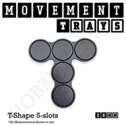 28mm Movement Trays for Tabletop Games | Wargaming | Full Range - Only-Games