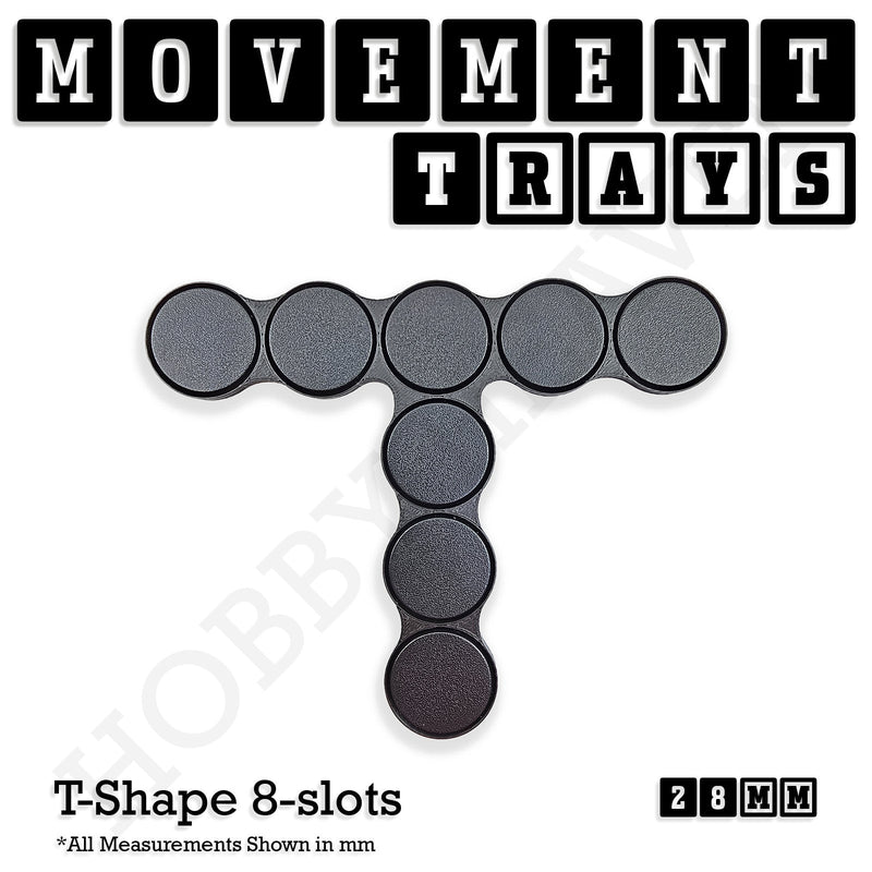 28mm Movement Trays for Tabletop Games | Wargaming | Full Range - Only-Games