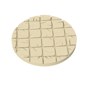Cracked Tile Base Toppers – 32mm Round Miniature Bases - Only-Games