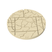 Cracked Tile Base Toppers – 32mm Round Miniature Bases - Only-Games