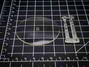 60mm Round Flying Bases – Clear Plastic Stands for Sci-Fi & Fantasy Wargaming Miniatures - Only-Games