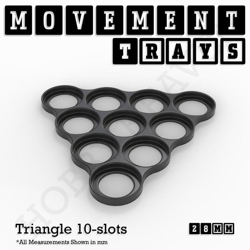 28mm Movement Trays for Tabletop Games | Wargaming | Full Range - Only-Games