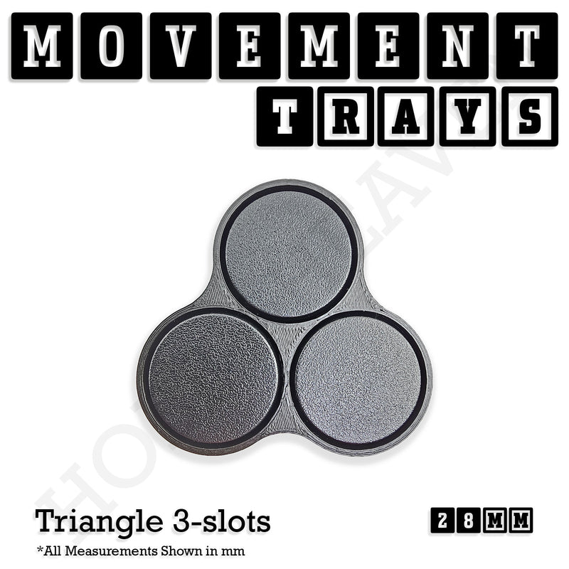 28mm Movement Trays for Tabletop Games | Wargaming | Full Range - Only-Games