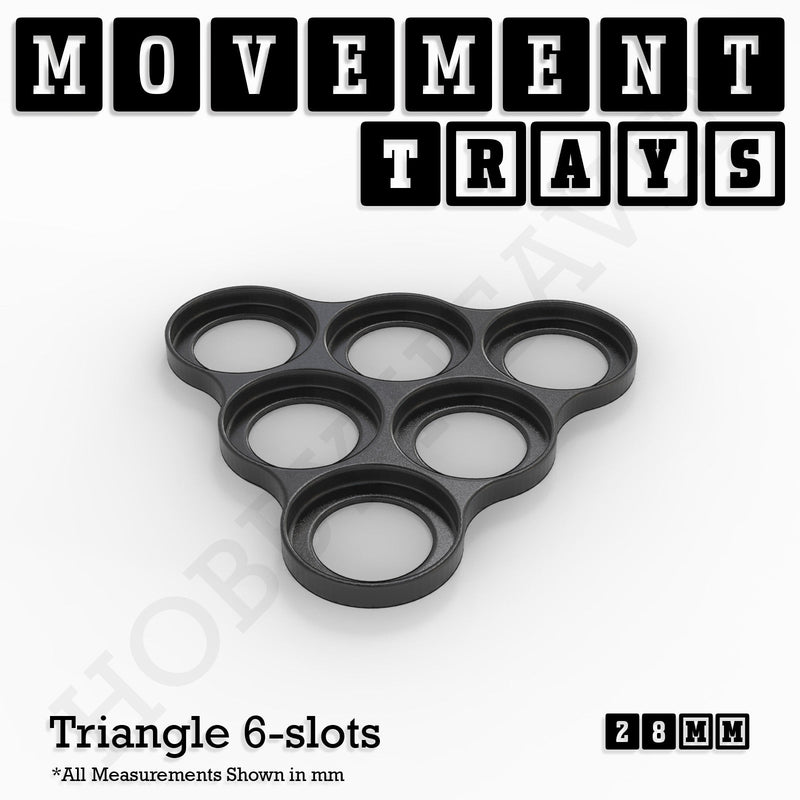 28mm Movement Trays for Tabletop Games | Wargaming | Full Range - Only-Games
