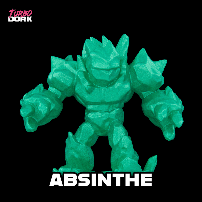 Turbo Dork: Absinthe Metallic Acrylic Paint 22ml