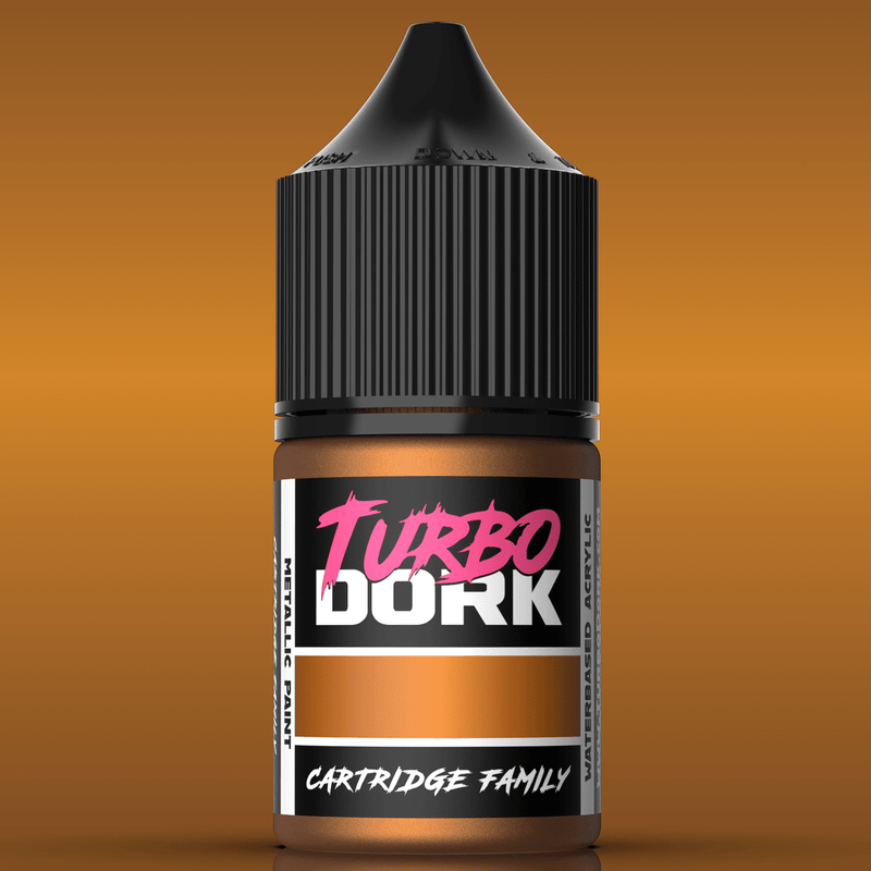 Turbo Dork: Cartridge Family Metallic Acrylic Paint 22ml