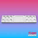 Turbo Dork: Large White Non-Stick Silicone Dry Palette