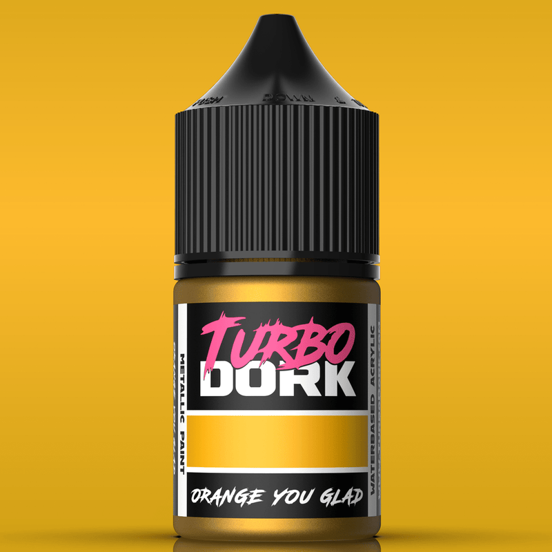 Turbo Dork: Orange You Glad Metallic Acrylic Paint 22ml