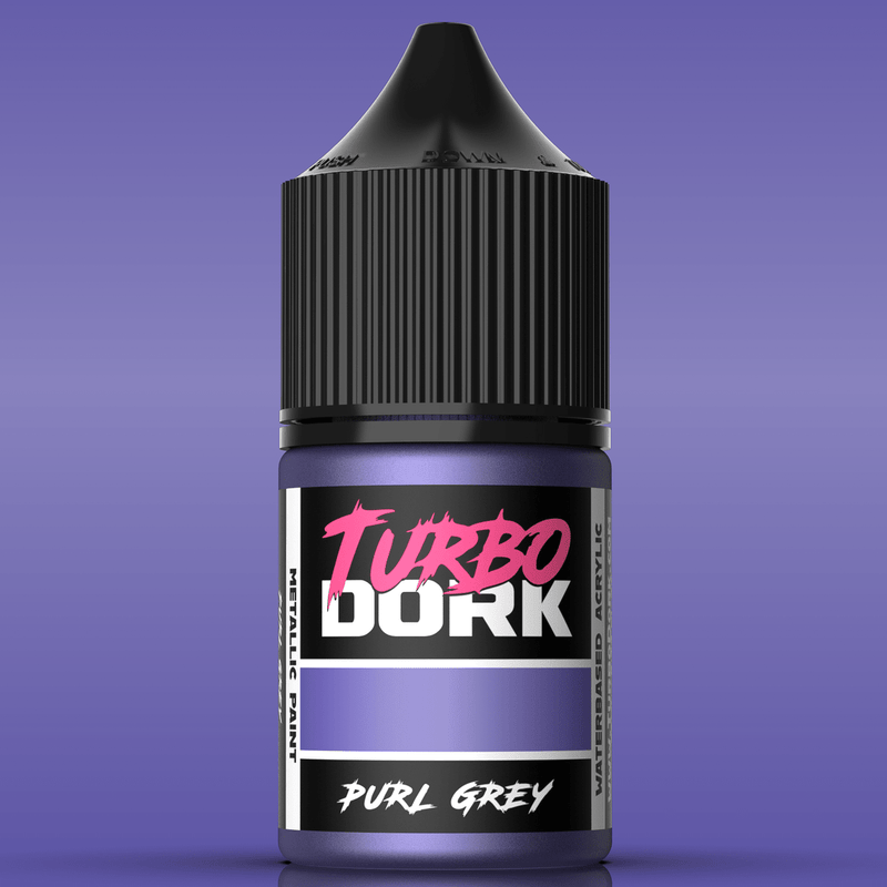 Turbo Dork: Purl Grey Metallic Acrylic Paint 22ml