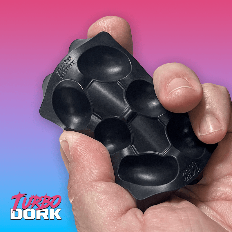 Turbo Dork: Small Black Non-Stick Silicone Dry Palette