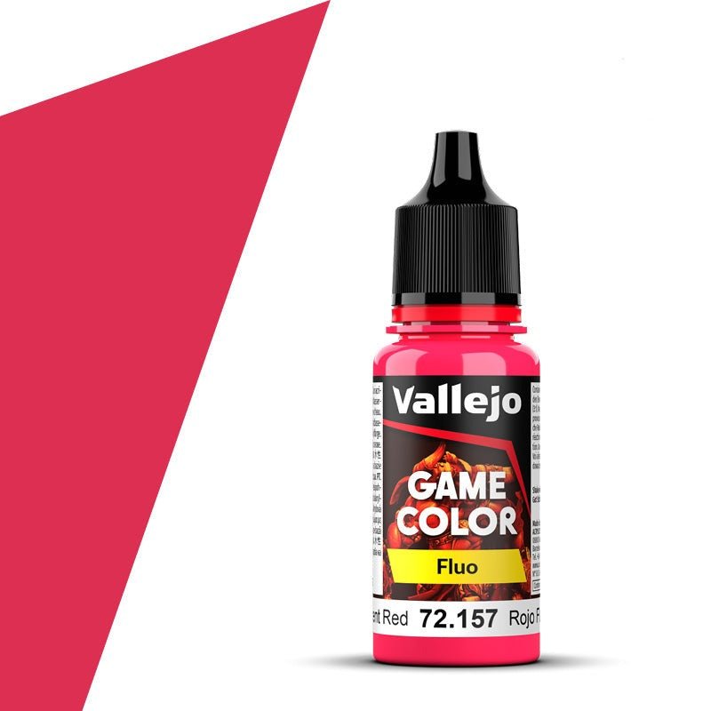 Vallejo Game Color Fluo - Fluorescent Red (18ml)