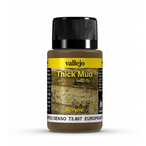Vallejo Weathering Effects 40ml - European Thick Mud