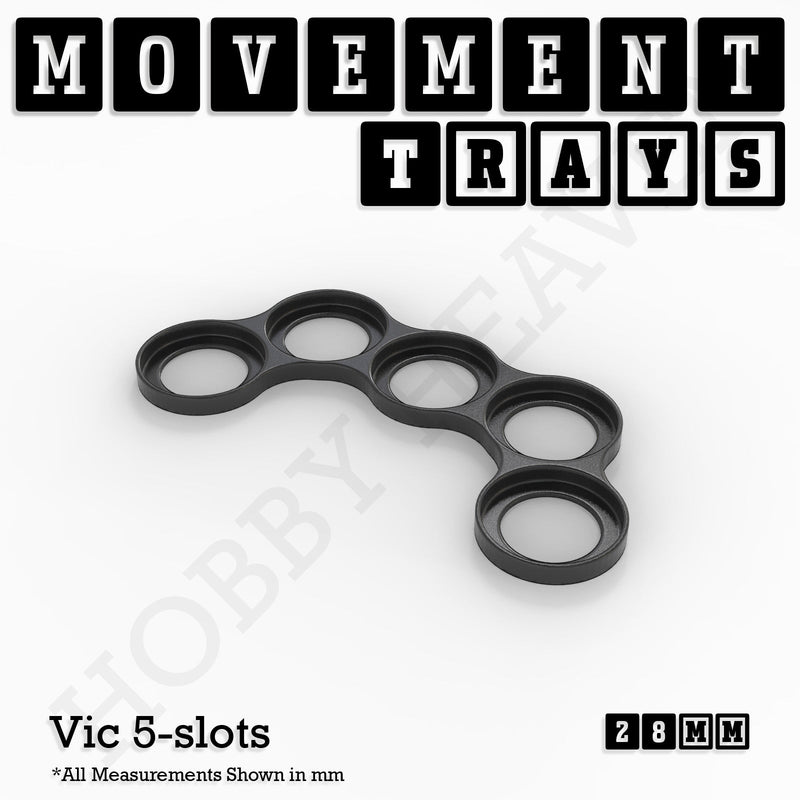 28mm Movement Trays for Tabletop Games | Wargaming | Full Range - Only-Games