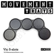28mm Movement Trays for Tabletop Games | Wargaming | Full Range - Only-Games