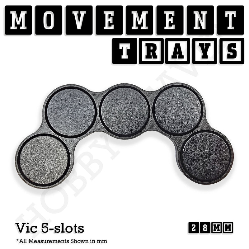 28mm Movement Trays for Tabletop Games | Wargaming | Full Range - Only-Games