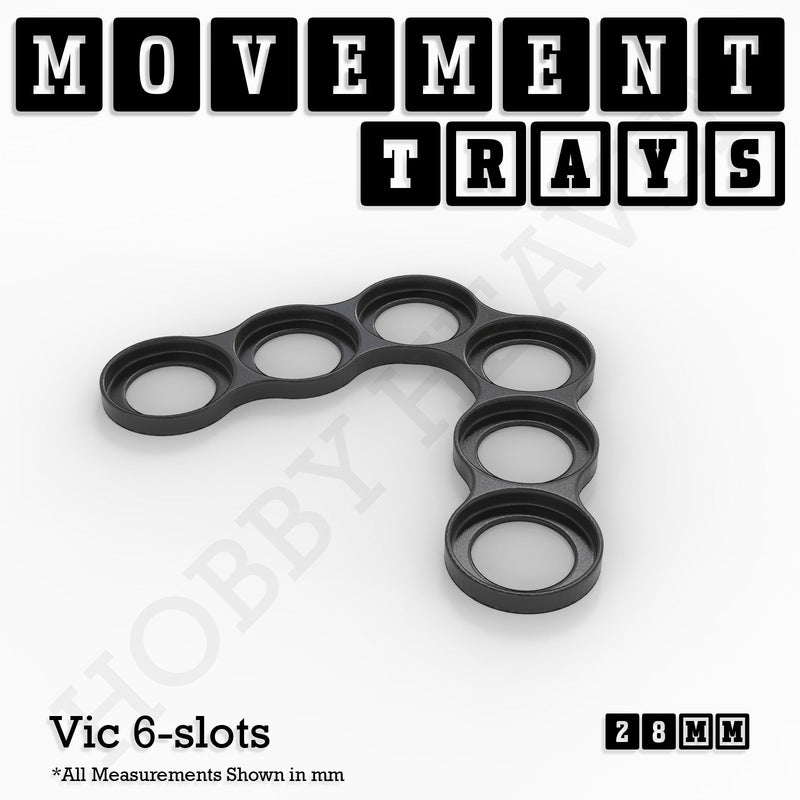 28mm Movement Trays for Tabletop Games | Wargaming | Full Range - Only-Games