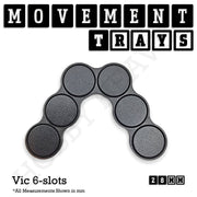 28mm Movement Trays for Tabletop Games | Wargaming | Full Range - Only-Games