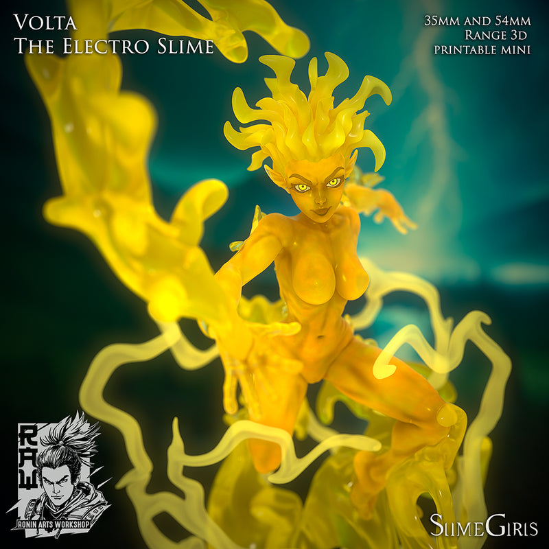 Volta - Electric Slime Girl - 54mm - Only-Games