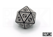 Carved Dice - White - Only-Games