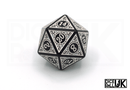 Carved Dice - White - Only-Games
