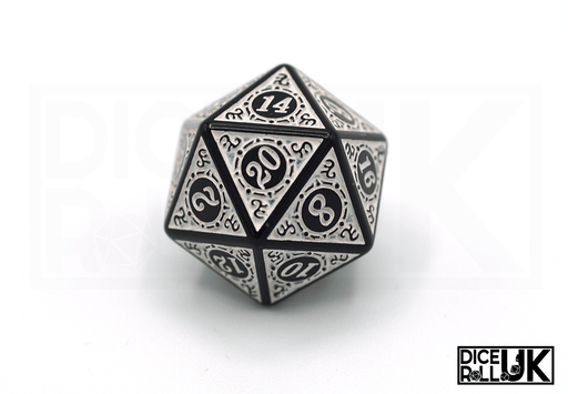 Carved Dice - White - Only-Games
