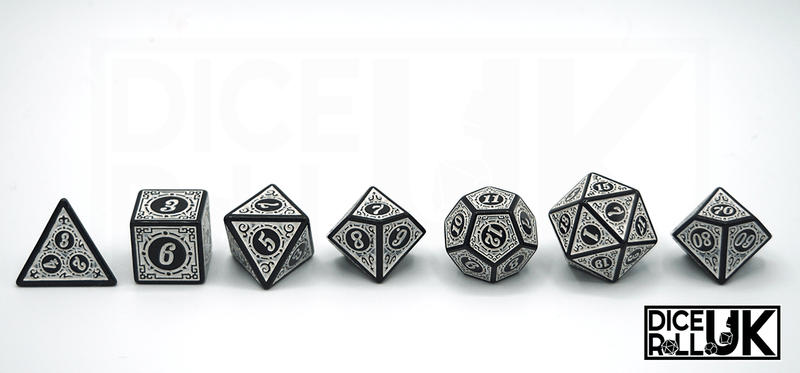 Carved Dice - White - Only-Games