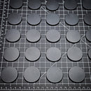 40mm Round Bases | Plain Black Plastic Bases for Wargames| Miniature Wargaming Bases - Only-Games