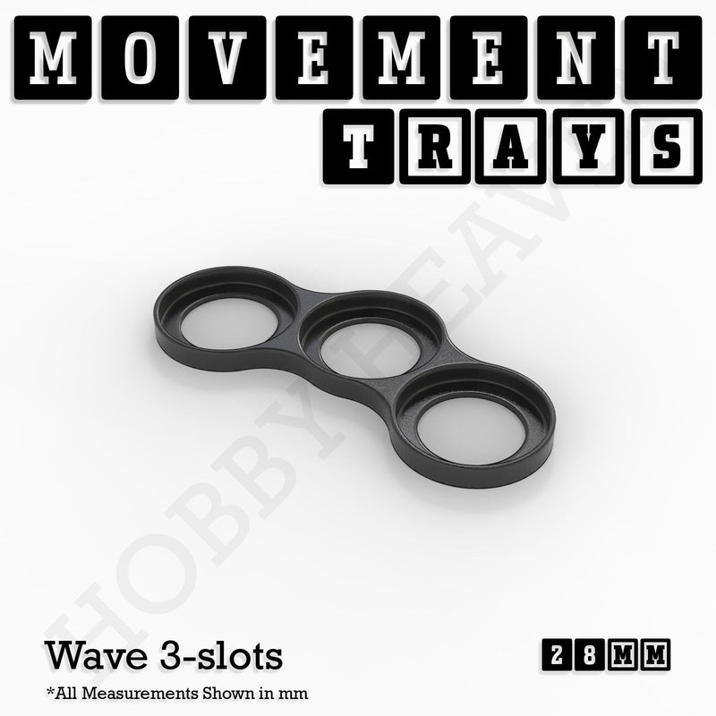 28mm Movement Trays for Tabletop Games | Wargaming | Full Range - Only-Games