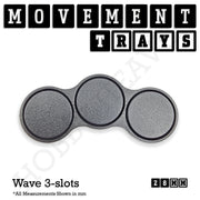 28mm Movement Trays for Tabletop Games | Wargaming | Full Range - Only-Games