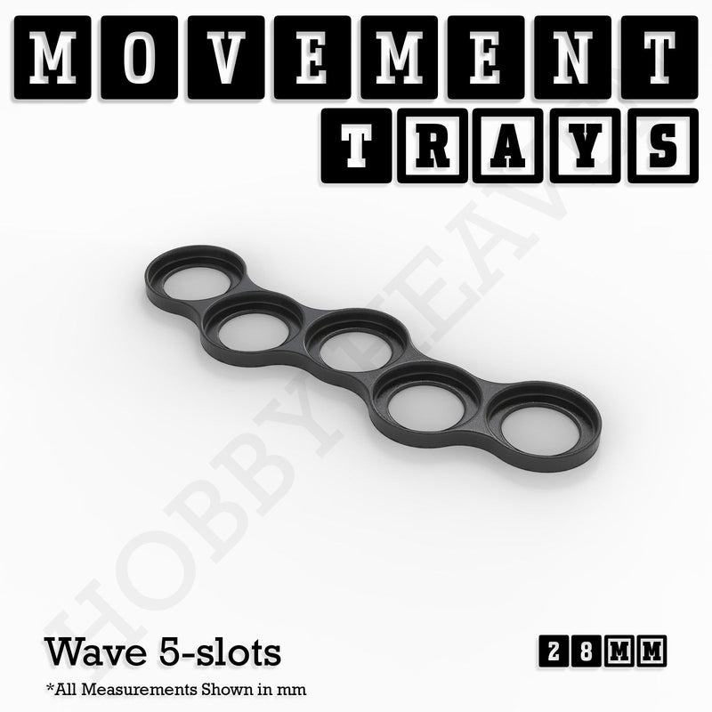 28mm Movement Trays for Tabletop Games | Wargaming | Full Range - Only-Games