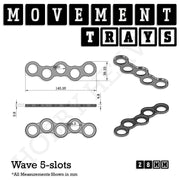 28mm Movement Trays for Tabletop Games | Wargaming | Full Range - Only-Games