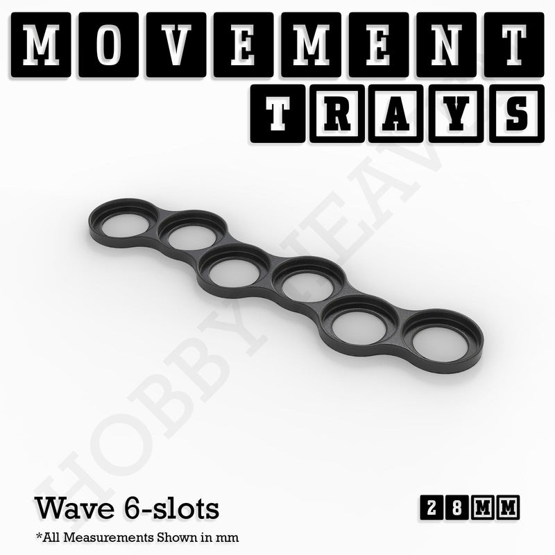 28mm Movement Trays for Tabletop Games | Wargaming | Full Range - Only-Games