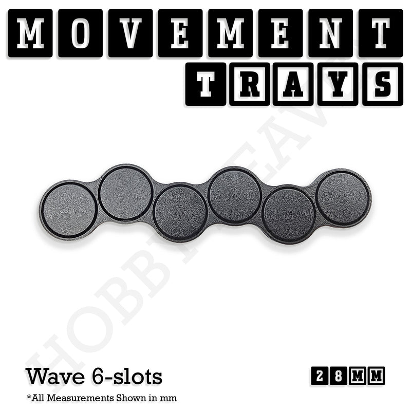 28mm Movement Trays for Tabletop Games | Wargaming | Full Range - Only-Games