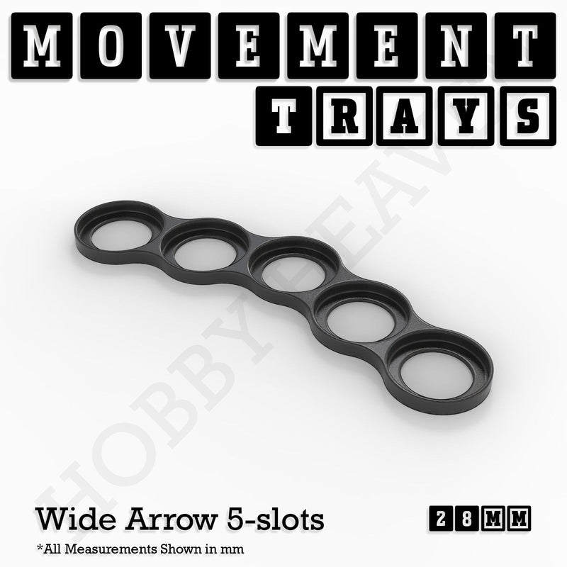 28mm Movement Trays for Tabletop Games | Wargaming | Full Range - Only-Games