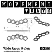 28mm Movement Trays for Tabletop Games | Wargaming | Full Range - Only-Games