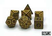 Carved Dice - Yellow - Only-Games