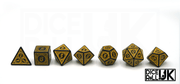 Carved Dice - Yellow - Only-Games