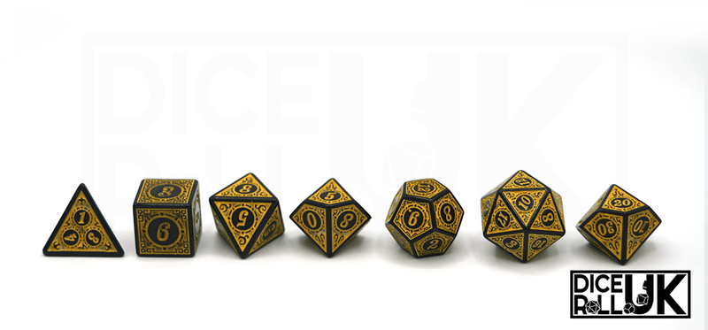 Carved Dice - Yellow - Only-Games