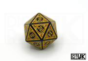 Carved Dice - Yellow - Only-Games