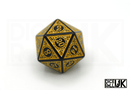 Carved Dice - Yellow - Only-Games
