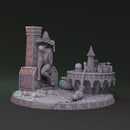 Mysterious witchcraft of Lionila - Yaleena Rauswasser diorama 32mm - Only-Games